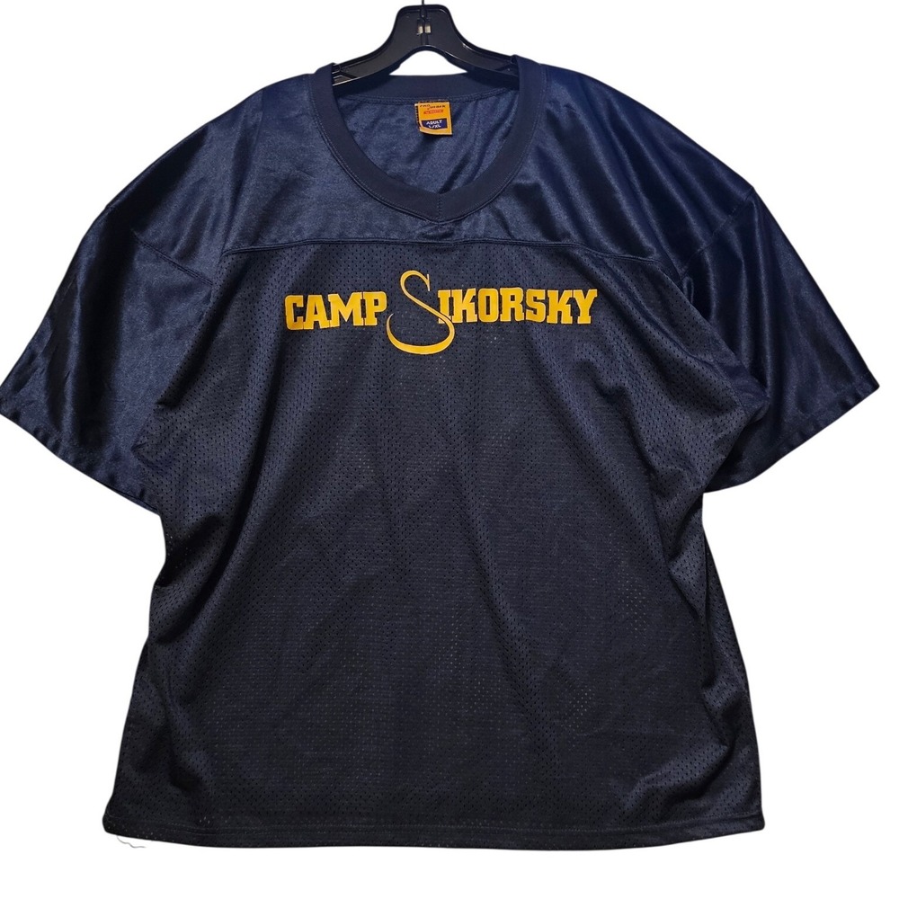 Promark by Martin Camp Sikorsky Navy Blue Mesh Athletic Jersey Mens Adult L/XL